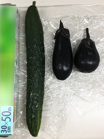 始めての収穫